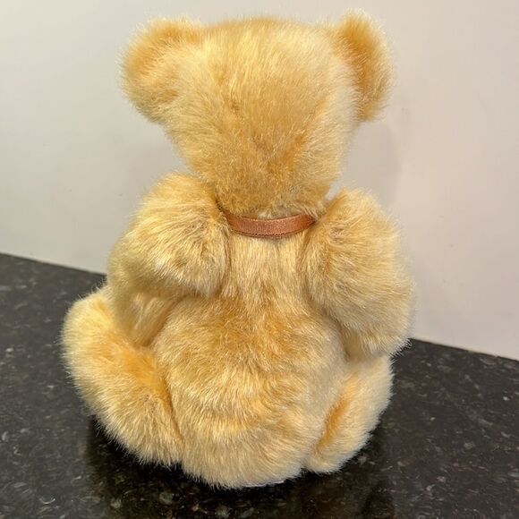 Ty Classic 2000 Jeeves Teddy Bear 13" Golden Plush With Colorful Nose . - Picture 5 of 9